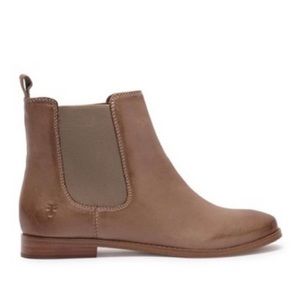 Frye Anna Chelsea Leather Bootie Ash Size 8.5